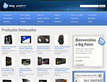 Tablet Screenshot of bigpoint.com.ar